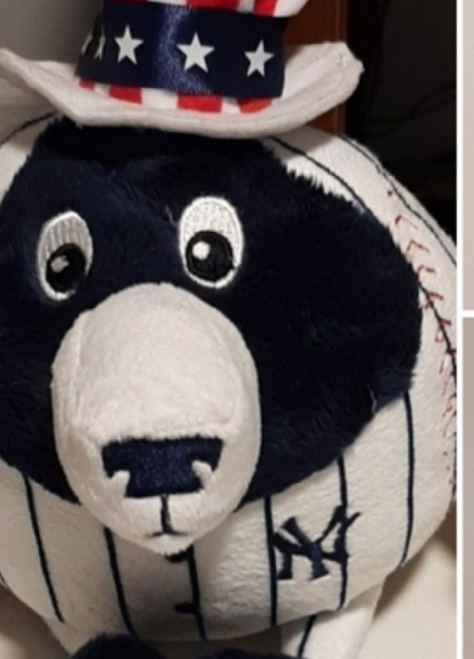 New York Yankees Plush- Navy/White